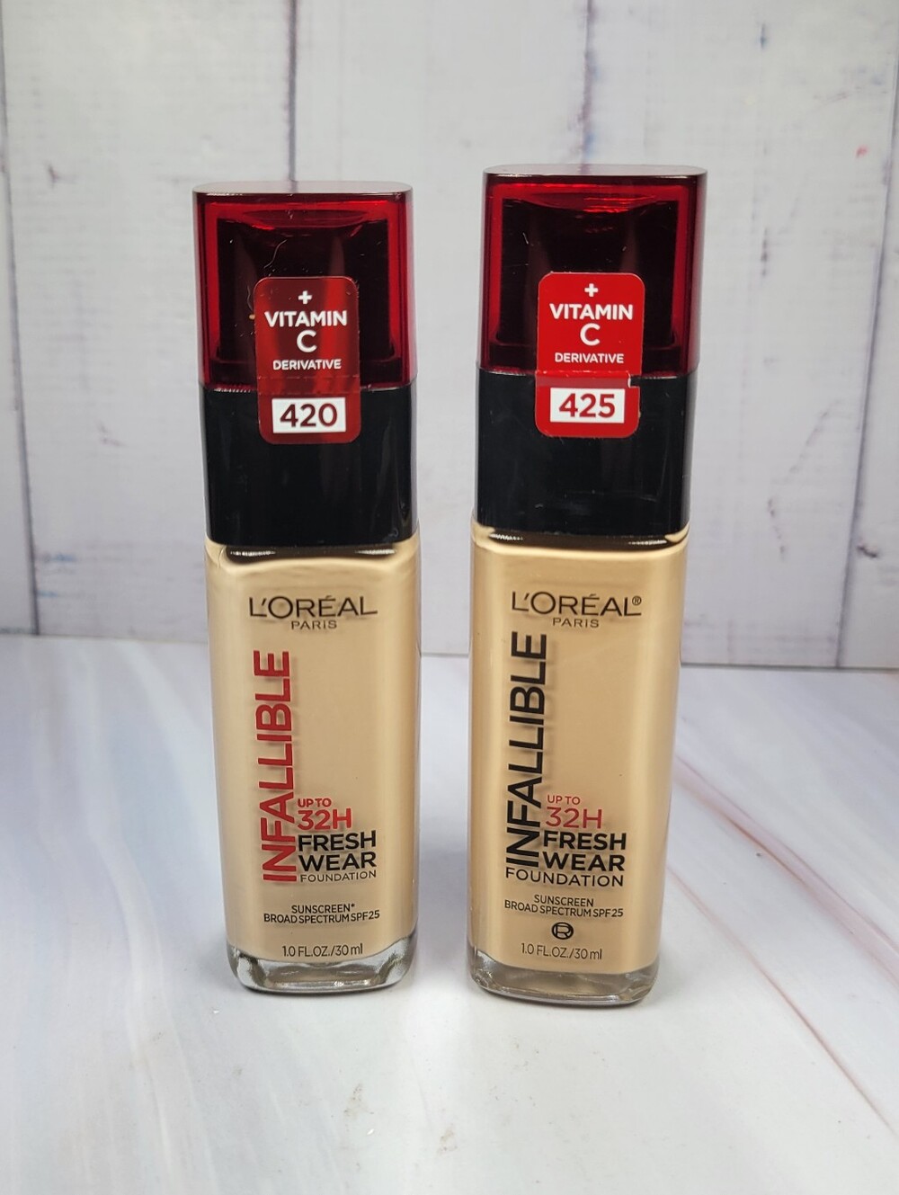 L'Oréal Paris Infallible 32 Hour Fresh Wear Liquid Foundation SPF 25 Bundle NEW!